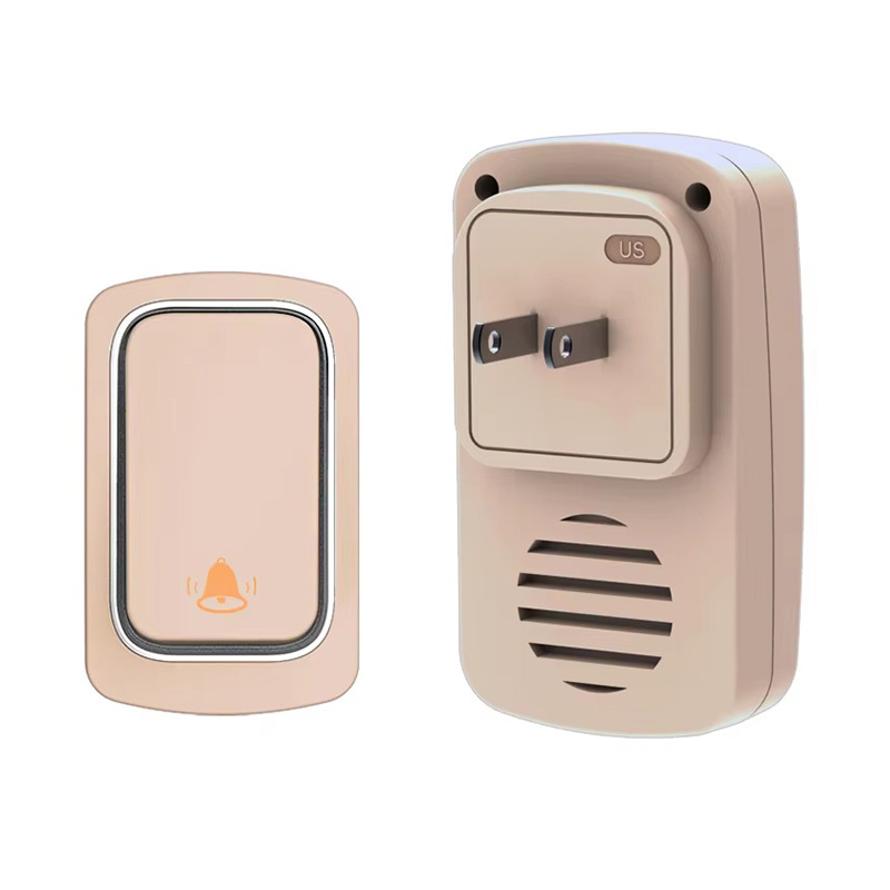 Plastic Wireless Electronic Push Button Doorbell
