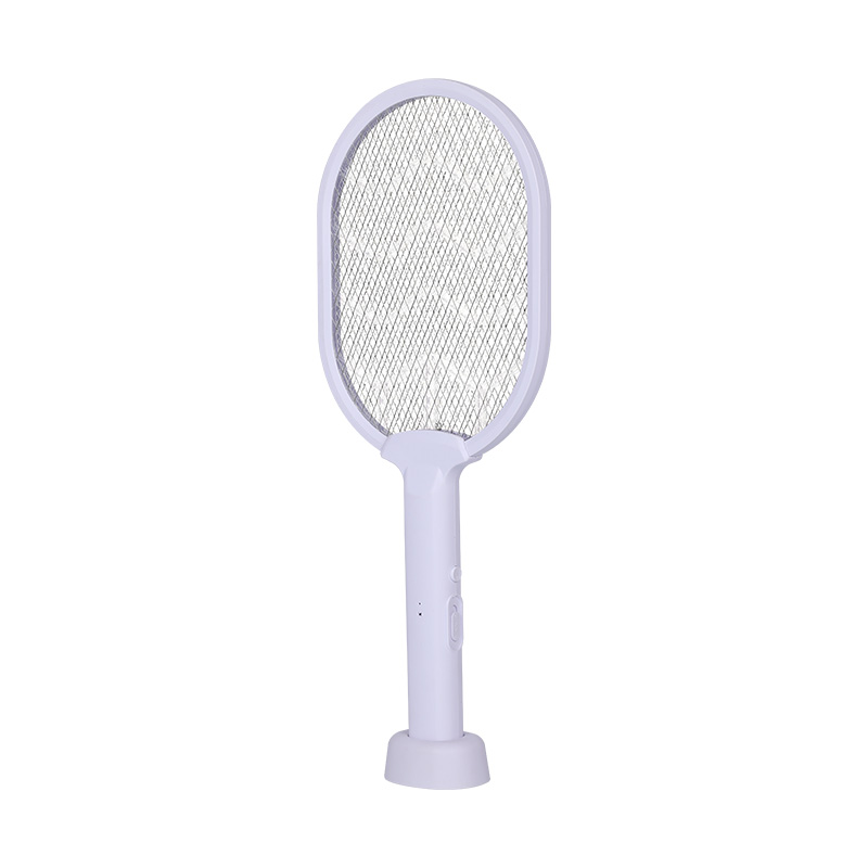 Vertical Base Elliptical Mesh Electric Mosquito Swatter