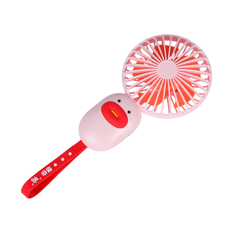 Graffiti Duck Theme Handheld Silent Small Fan