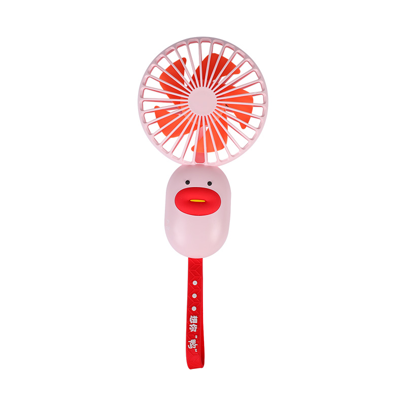Graffiti Duck Theme Handheld Silent Small Fan