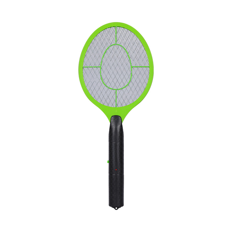Round Light Mosquito Swatter with Ergonomic Grip