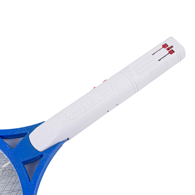 Lightweight Electric Mosquito Swatter with White Anti-Slip Handle