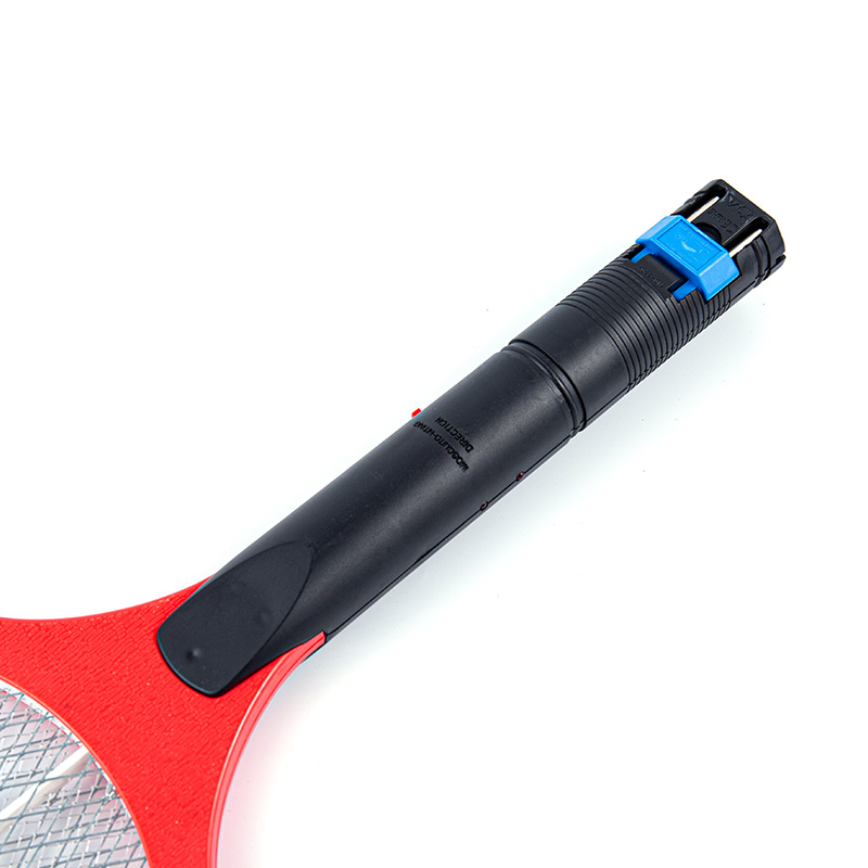 Round Plug Rechargeable Electric Mosquito Swatter With Led Light