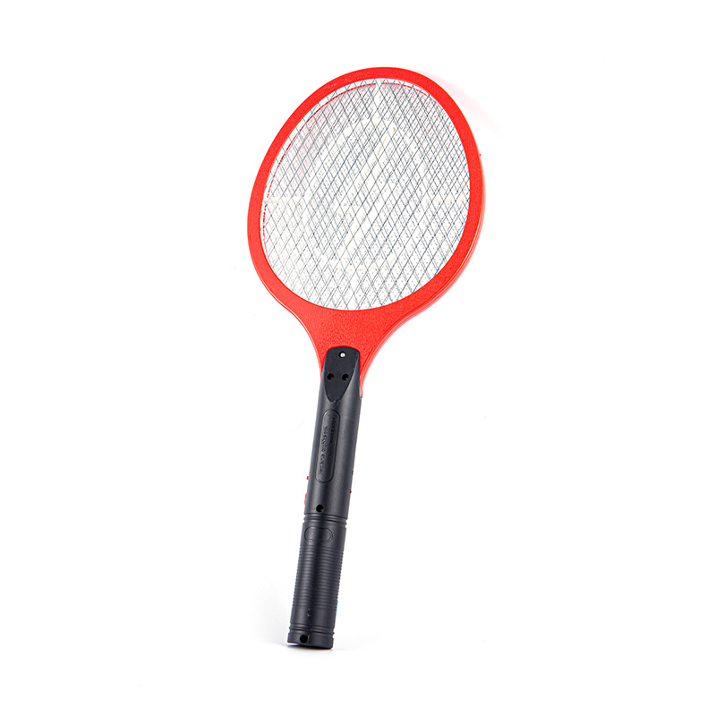 Round Plug Rechargeable Electric Mosquito Swatter With Led Light