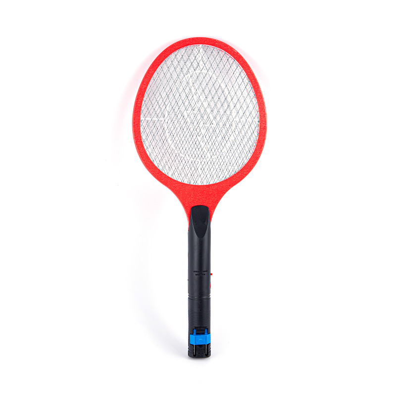 Round Plug Rechargeable Electric Mosquito Swatter With Led Light