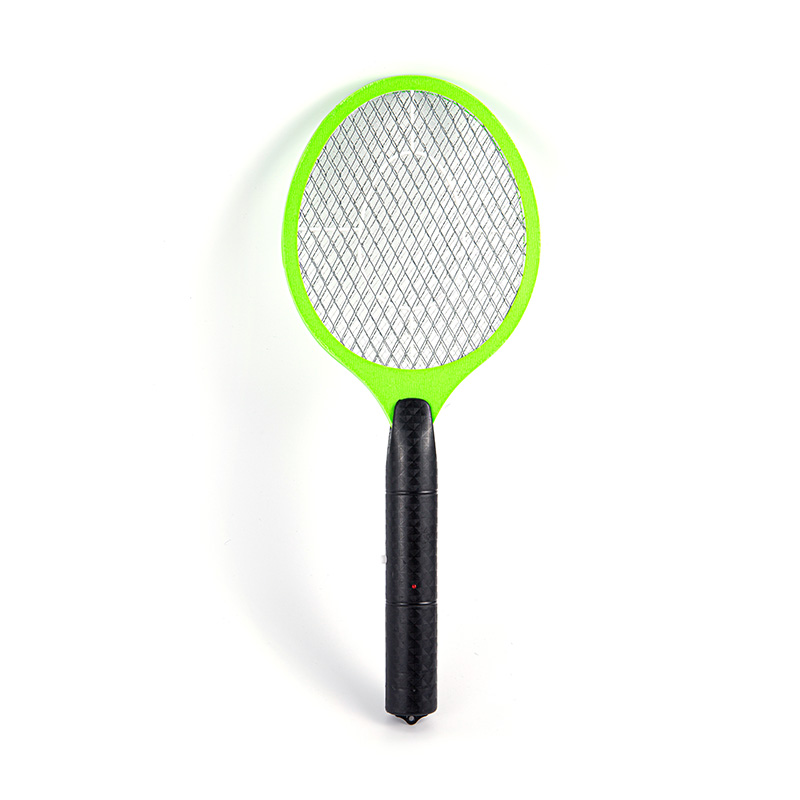 Round Light Mosquito Swatter with Ergonomic Grip