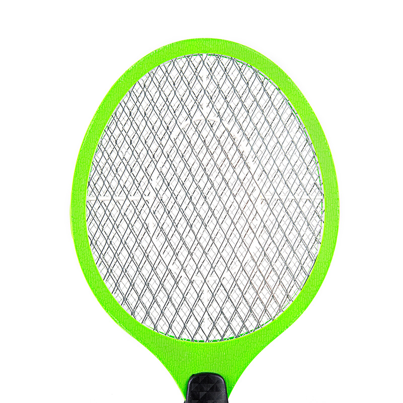 Round Light Mosquito Swatter with Ergonomic Grip